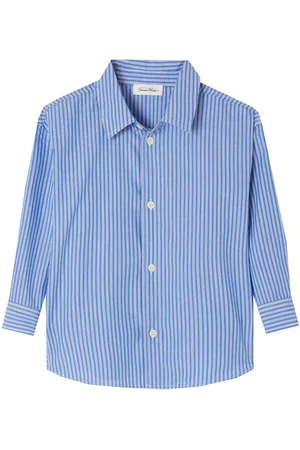 American Vintage Skjorte - Rayures Aqua