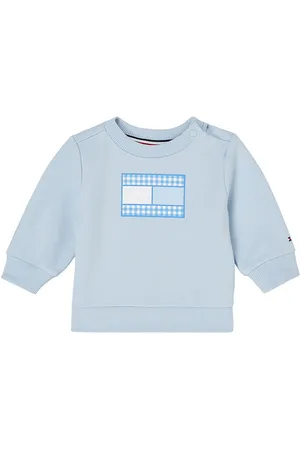 Tommy Hilfiger Sweatshirt - Gingham Flag - Breezy Blue