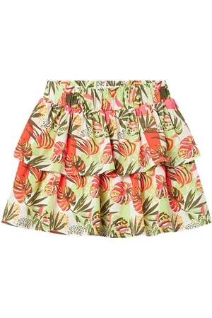 NAME IT Nederdel - NkfVinaya - Noos - Bright White/Tropical