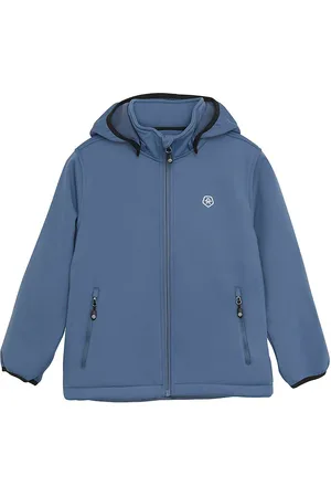 Color Kids Softshelljakke m. Fleece - Vintage Indigo