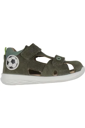 Superfit Sandaler - Bumblebee - ArmygrÃ¸n m. Fodbold