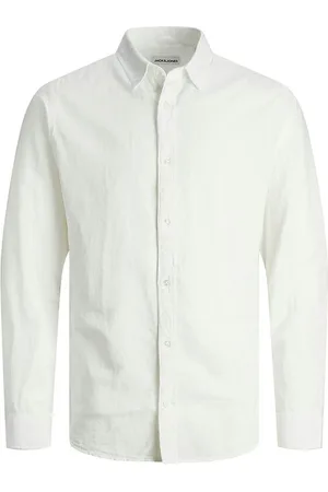 JACK & JONES Skjorte - JjeLinen - Hvid