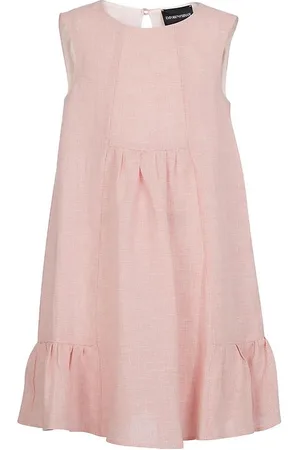 Emporio Armani Kjole - Rosa/Hvidternet