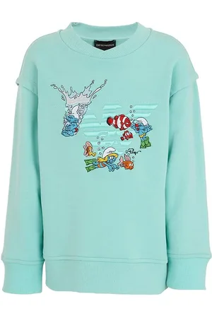 Emporio Armani Sweatshirt - Sabbia Antigua m. SmÃ¸lfer