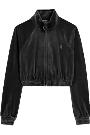 Juicy Couture Juicy Couture Cardigan - Tasha - Velour - Sort