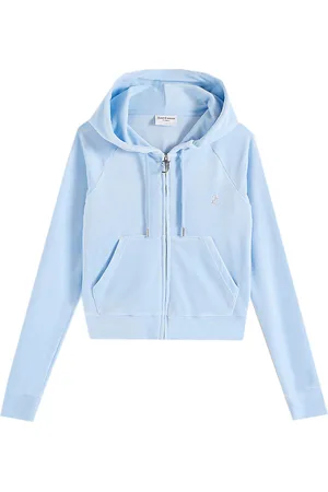 Juicy Couture Juicy Couture Cardigan - Madison - Velour - Powder Blue