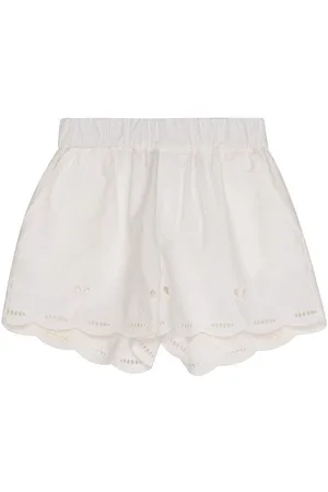 Stella McCartney Shorts - Ivory m. HulmÃ¸nster