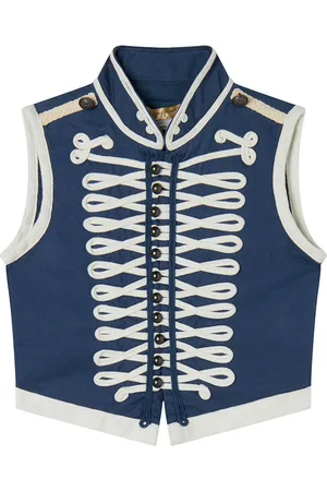 Stella McCartney Vest - Navy m. Hvid