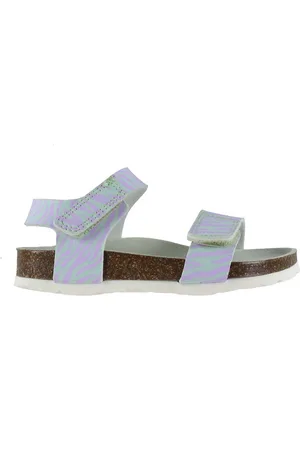 Superfit Sandaler -Fussbettpantoff - GrÃ¸n/Lilla