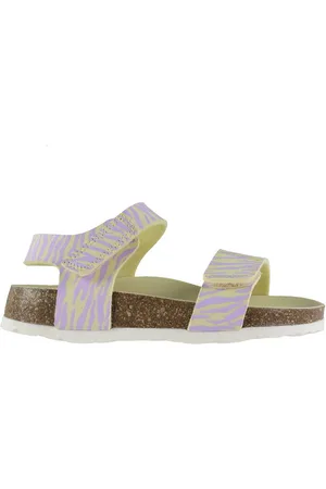 Superfit Sandaler - Fussbettpantoff - Gul/Lilla