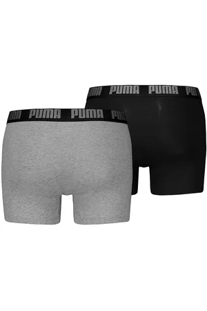 PUMA Boxershorts - 2-pak - Grey Melange/Black