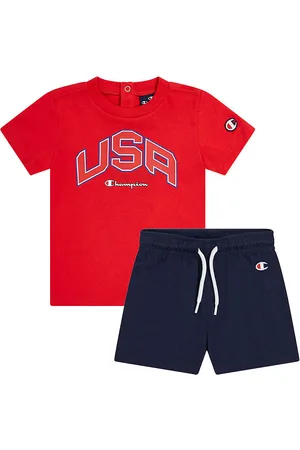 Champion ShortssÃ¦t - T-shirt/Shorts - True Red