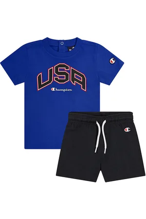 Champion ShortssÃ¦t - T-shirt/Shorts - Mazarine Blue