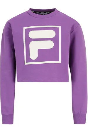 Fila Sweatshirt - Laubach Cropped Crew - Dewberry