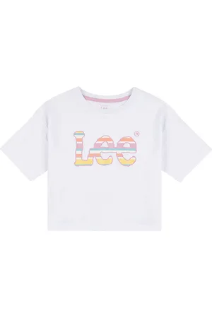 Lee T-Shirt - Stripe Graphic - Bright White