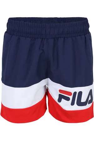 Fila Badeshorts - Langula - Black Iris/Bright White/True Red