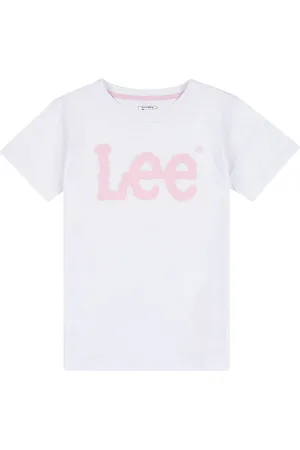 Lee T-Shirt - Wobbly Graphic - Bright White