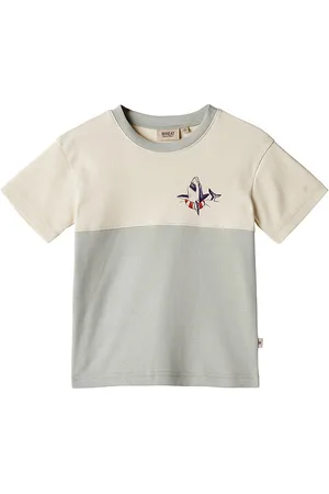 WHEAT T-shirt - Oliver - Sea Mist