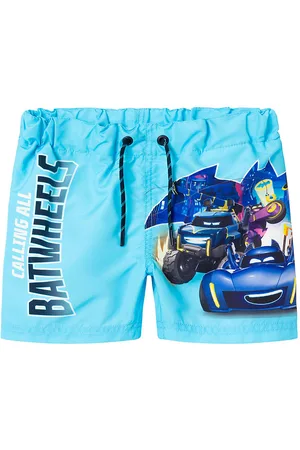 NAME IT Badeshorts - NmmMicco Batwheels - Bluefish