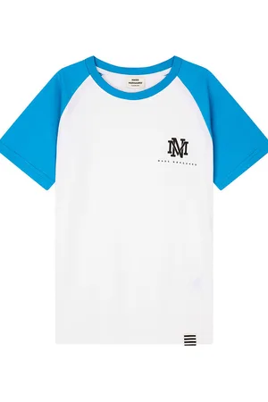 Mads Norgaard T-shirt - Thorlino - Methyl Blue/White