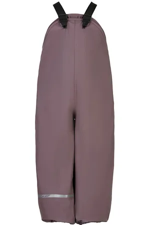 CeLaVi Regnbukser m. Seler/Fleece - Recycled PU - Moonscape
