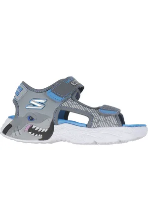 Skechers Sandaler m. Lys - Creature-Splash - Charcoal Blue