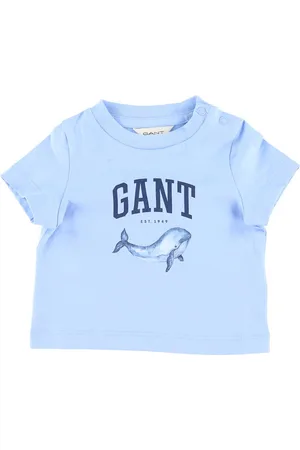 GANT T-shirt - Whale Print - Shade Blue