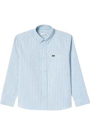 Lacoste Skjorte - Phoenix Blue/White