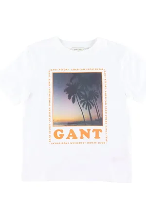 GANT T-shirt - Resort - Hvid