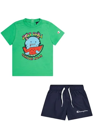 Champion ShortssÃ¦t - T-shirt/Badeshorts - Poison Green