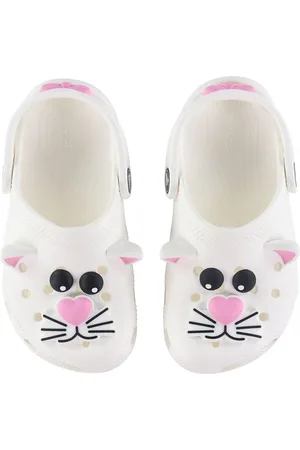 Crocs Sandaler - Classic IAM Cat Clog T - Hvid/Pink