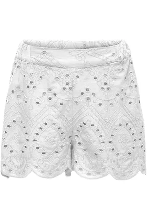 ONLY Shorts - KogCleo - Cloud Dancer m. HulmÃ¸nster