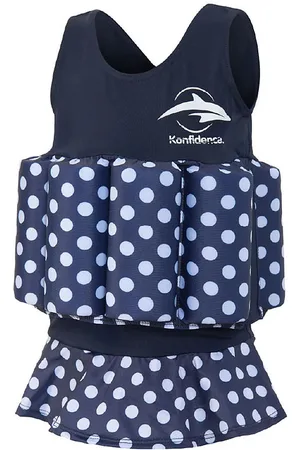 Konfidence SvÃ¸mmedragt - UV40+ - Navy/Polka