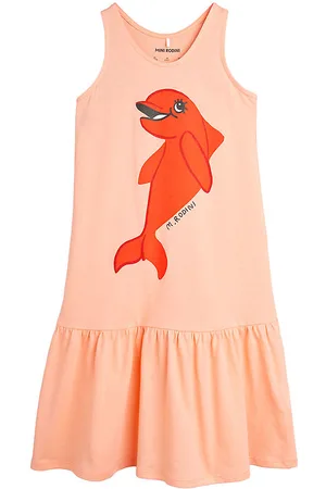 Mini Rodini Kjole - Dolphin - Pink