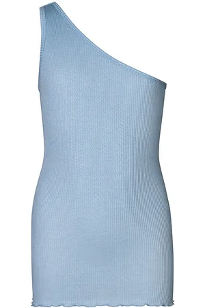 Rosemunde Top - One Shoulder - Heaven Blue