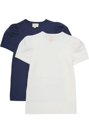 Creamie T-shirt - 2-pak - Cloud/Navy