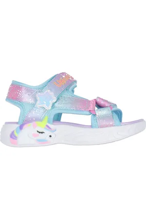 Skechers Sandaler m. Lys - Unicorn Dreams - Purple Multicolor