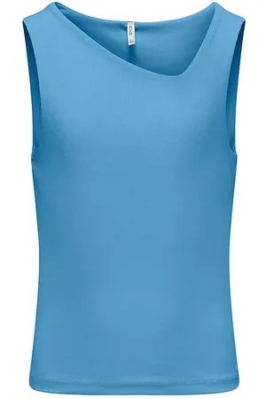 ONLY Top - Rib - KogClare - Azure Blue