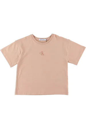 Calvin Klein T-shirt - CK Logo Boxy - Pink Sand