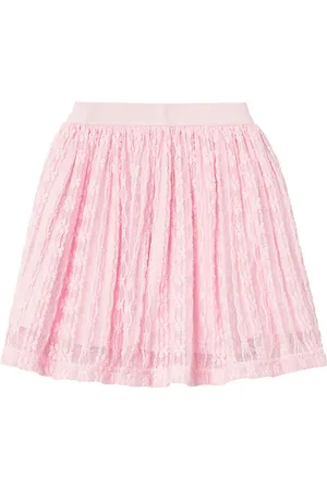 NAME IT Nederdel - Tyl - NmfFetulla - Parfait Pink m. Blomster
