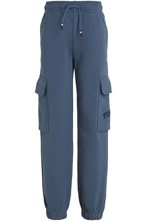 Tommy Hilfiger Sweatpants - Varsity Embr Cargo - Aegean Sea