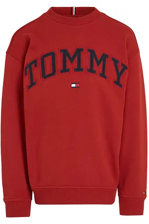 Tommy Hilfiger Sweatshirt - Varsity Embroidery - Dark Magma