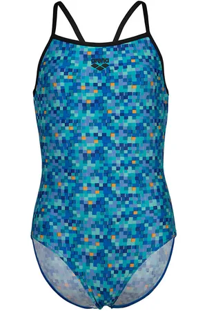Arena Badedragt - Pooltiles - Black/Blue
