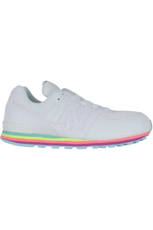 New Balance Sko - 574 - Hvid/Team Sky Blue
