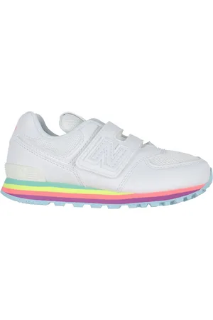 New Balance Sko - 574 - Hvid/Team Sky Blue