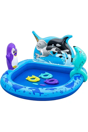 Bestway Legebassin - 134x131x73 cm - Polar Pals
