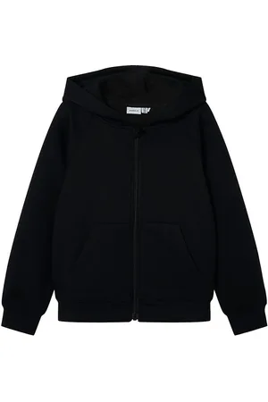NAME IT Cardigan m. HÃ¦tte - NkfLosina - Black