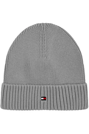 Tommy Hilfiger Hue - Strik - Small Flag - Light Grey Heather