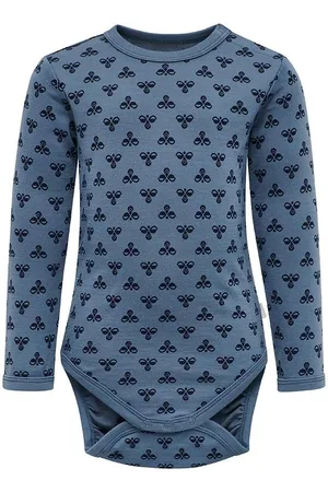 Hummel Body l/Ã¦ - hmlBambo - Uld - BlÃ¥ m. Logo