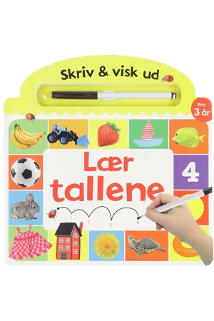 Alvilda Aktivitetsbog - Skriv Og Visk Ud - LÃ¦r Tallene - Dansk